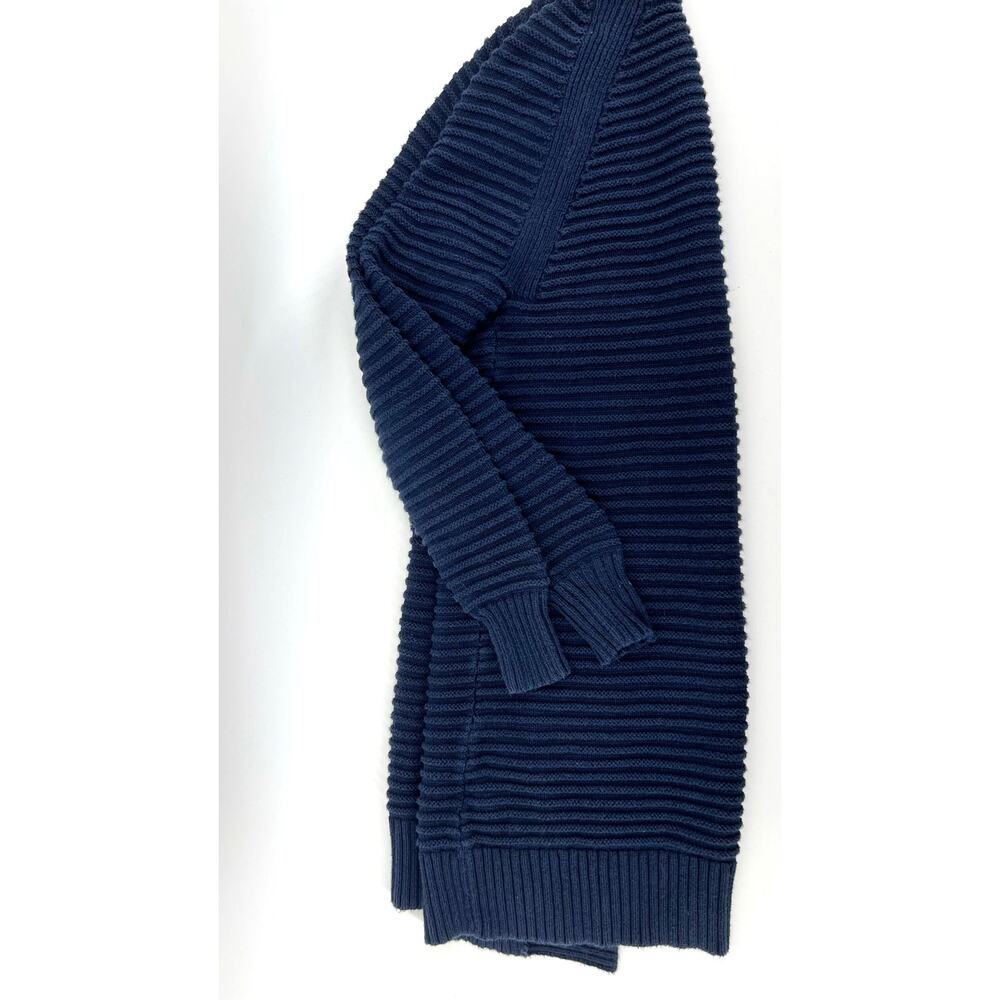 J.Crew Women’s Longline Open-Front Cardigan | 100% Cotton | Navy